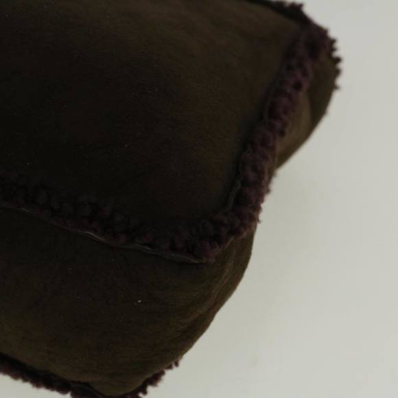 CHANEL Turn Lock Shoulder Bag Mouton Brown CC Auth 57346 - Picture 15 of 16